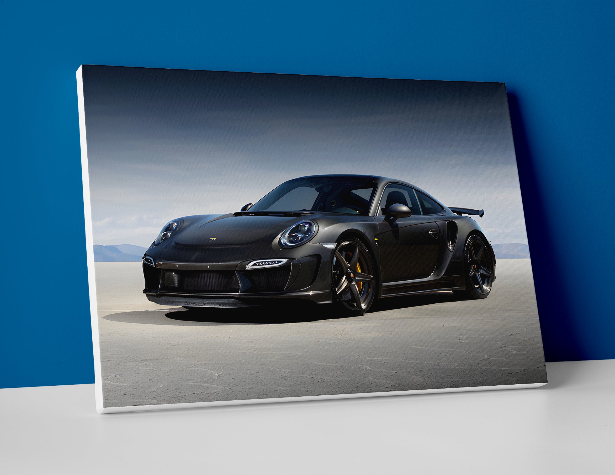 Porsche 911 Carbon poster canvas wall art print decor